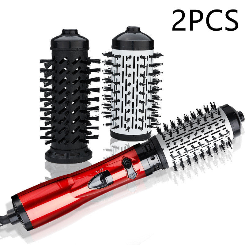 Professional Hair Dryer Rotary Brush Machine 2 in 1 Multifunction Hair Curler Curling Iron Wand Styling Tools