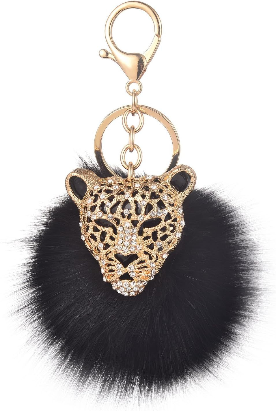 Leopard Handbag Charms Accessories Purse Keychain for Women,#4181