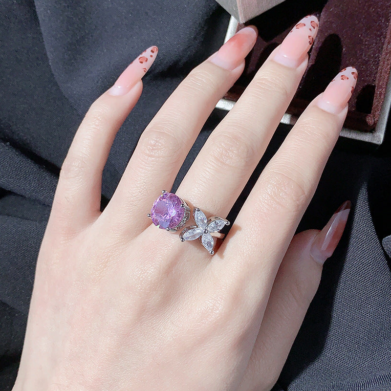 Light Luxury Minority Designer High Sense Ring Sweet Gift