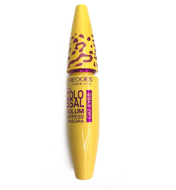 Growth Mascara Leopard-shaped Yellow Tube Thick Curling Waterproof Mascara