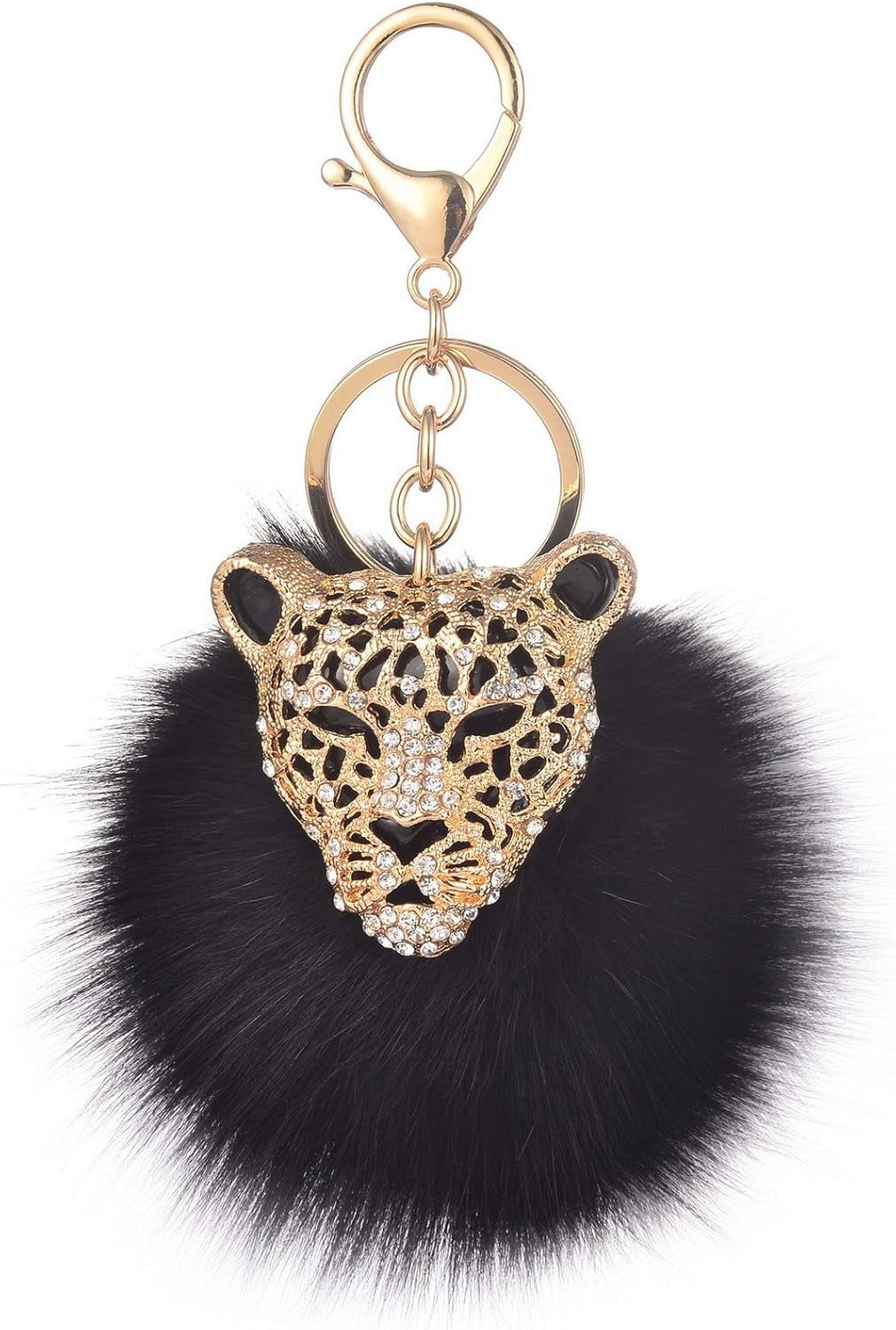 Leopard Handbag Charms Accessories Purse Keychain for Women,#4181