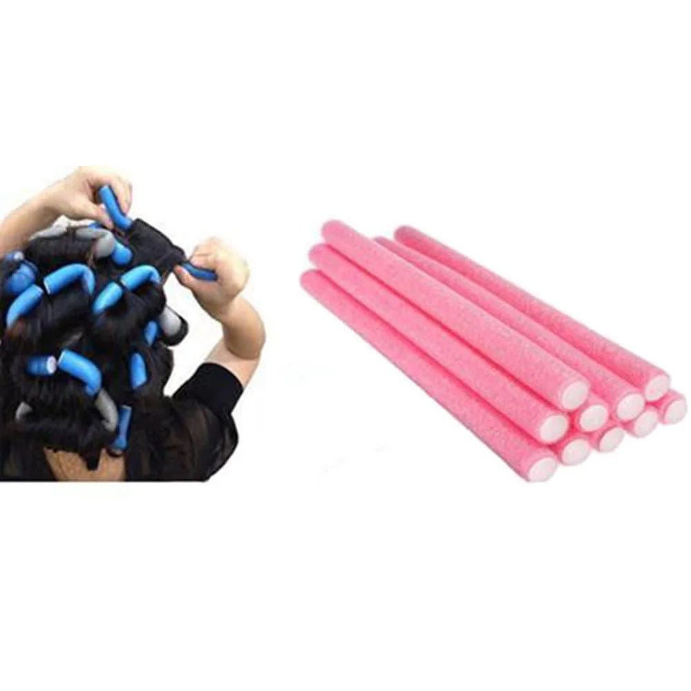 10pcs Universal Perm Curling Bar Hair Curling Stick Colorful Sponge Curling Iron Pearl Cotton Eva Curling Iron