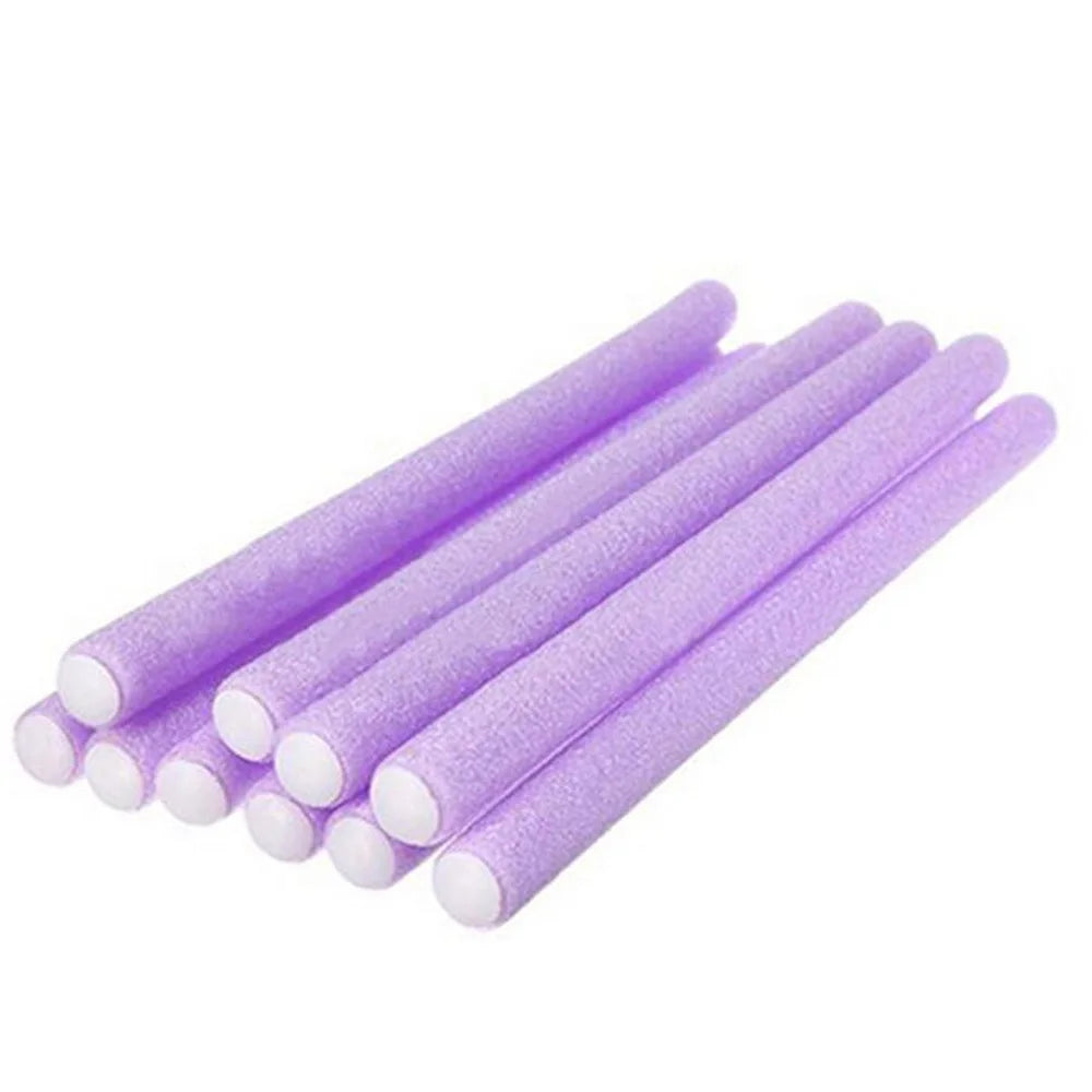 10pcs Universal Perm Curling Bar Hair Curling Stick Colorful Sponge Curling Iron Pearl Cotton Eva Curling Iron