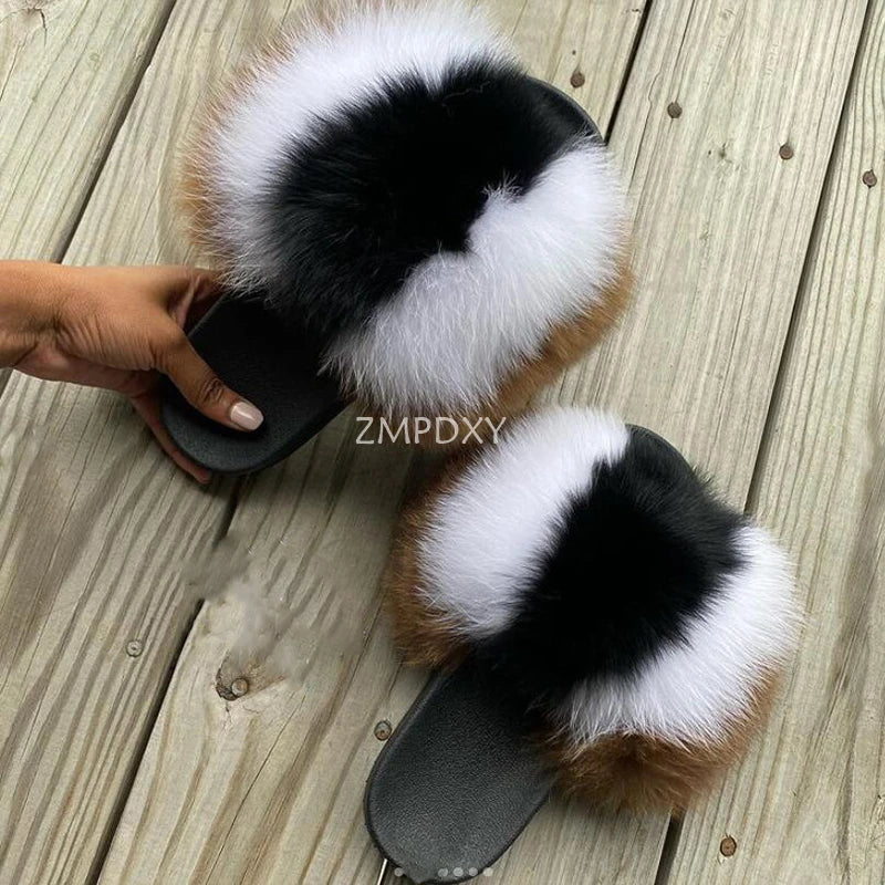 Girls Exquisite Shoes Warm Winter Plush Slides Cute and Comfort Home Slippers New Arrivals Amazing Fur Shoes Fashion Brand Shoes