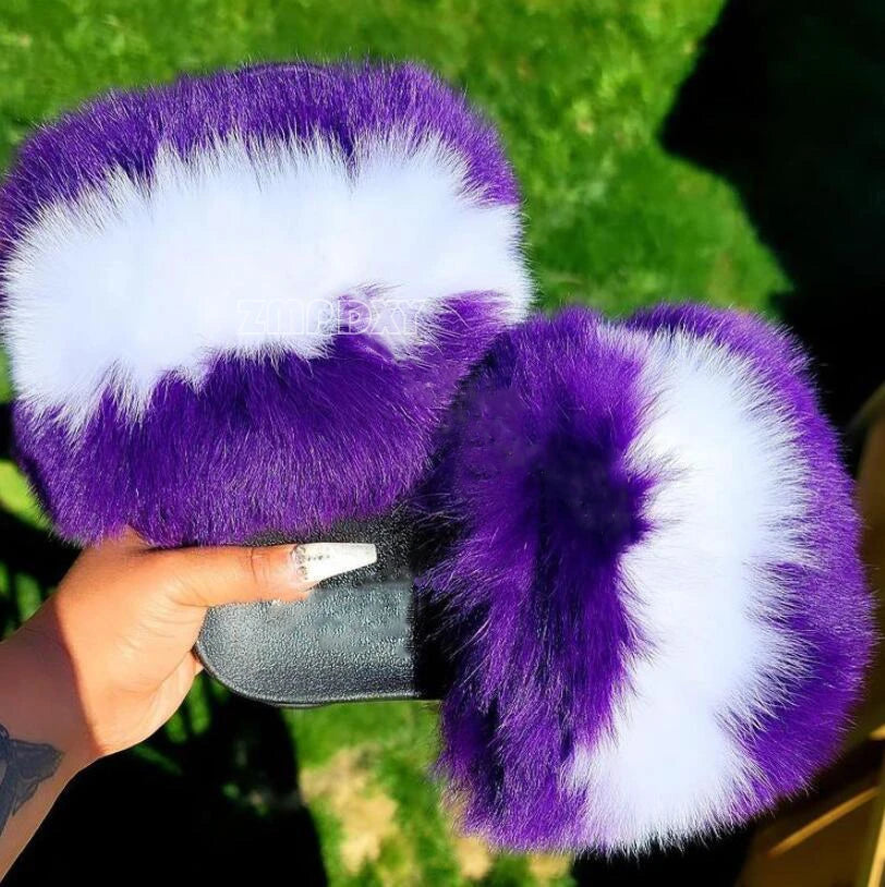 Girls Exquisite Shoes Warm Winter Plush Slides Cute and Comfort Home Slippers New Arrivals Amazing Fur Shoes Fashion Brand Shoes