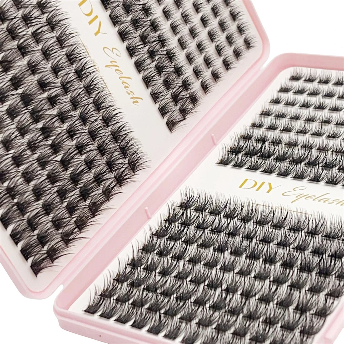 384pcs Individual Lashes Eyelash Book Clusters Extensions False Eyelash DIY at Home Cluster Eyelash Extensions Makeup