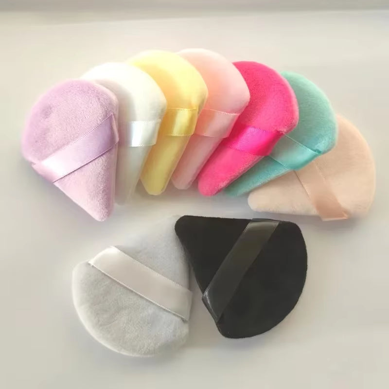 Makeup Sponges Triangle Velvet Powder Puff Make up Sponge Face Eyes Contouring Shadow Cosmetic Foundation Make up Accessories