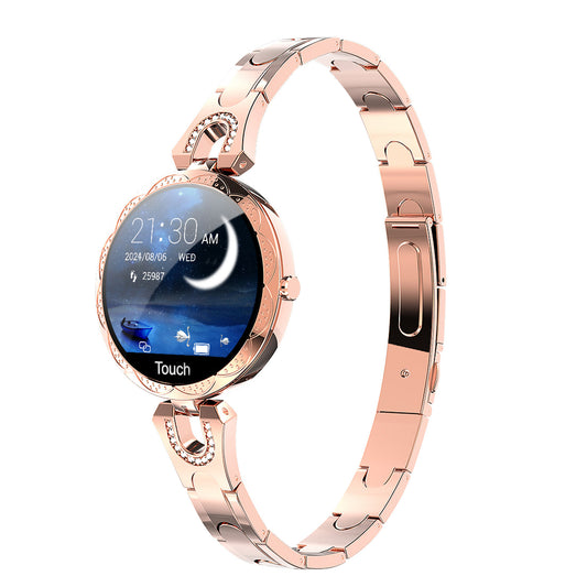 Ladies' Fashion Watch, 1.09-inch Full Touch Screen Watch, With Call Function, Sports Mode, Pedometer